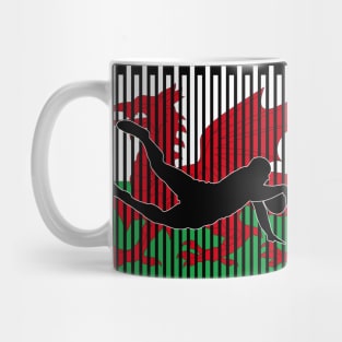 Welsh rugby design Mug